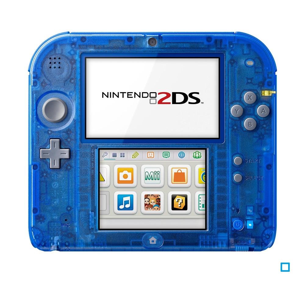 Nintendo 2Ds - Konsole (Transparent Blue) [Importación Alemana]