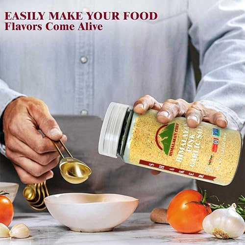 Miniatura 9 de Natural Spices Shaker - Paquete variado (polvo de cúrcuma, pimienta negra en polvo, sal de ajo en polvo y pimienta roja triturada) sabores