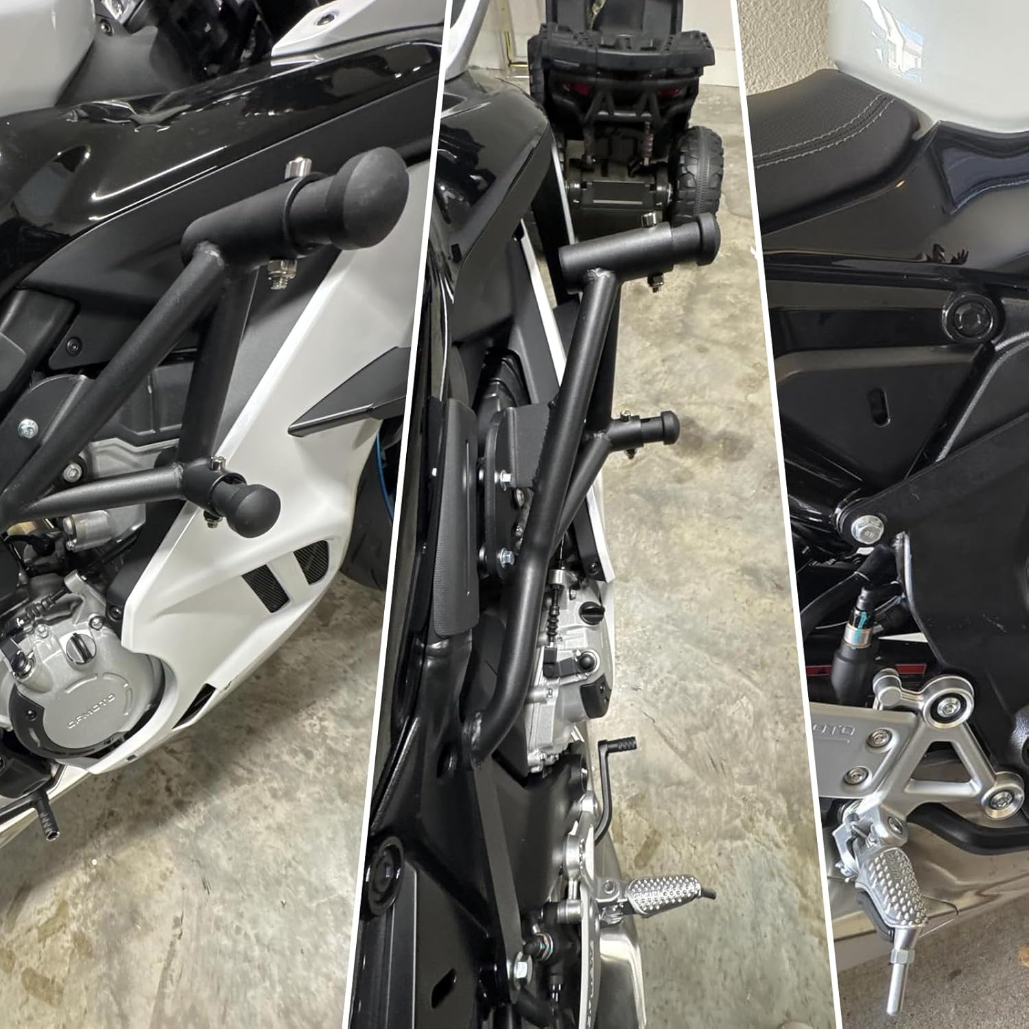 Highway Crash Bars Engine Guard for CFMOTO 675SS 675SR 675SR-R 675NK 2024 2025 Motorcycle Body Protection Bumper Guard, Carbon Steel Anti-Drop Frame Accessories