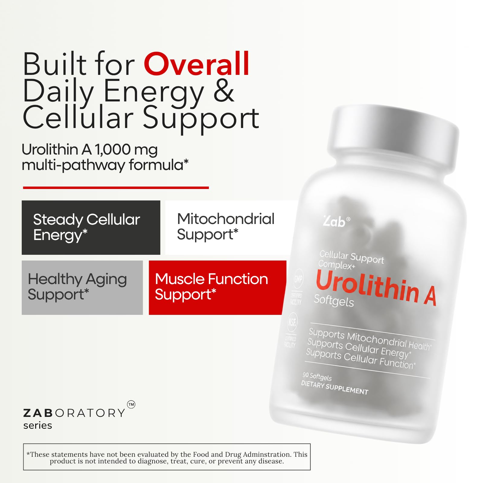 ZAB Urolithin A Supplement Softgels with NMN, Ubiquinol (CoQ10), PQQ, TMG — Amazon image 2