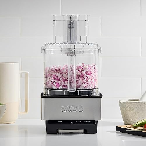 Miniatura 6 de Procesador de alimentos Cuisinart DFP14BCNY 14-tazas acero inoxidable pulido DFP-14BCNY Negro