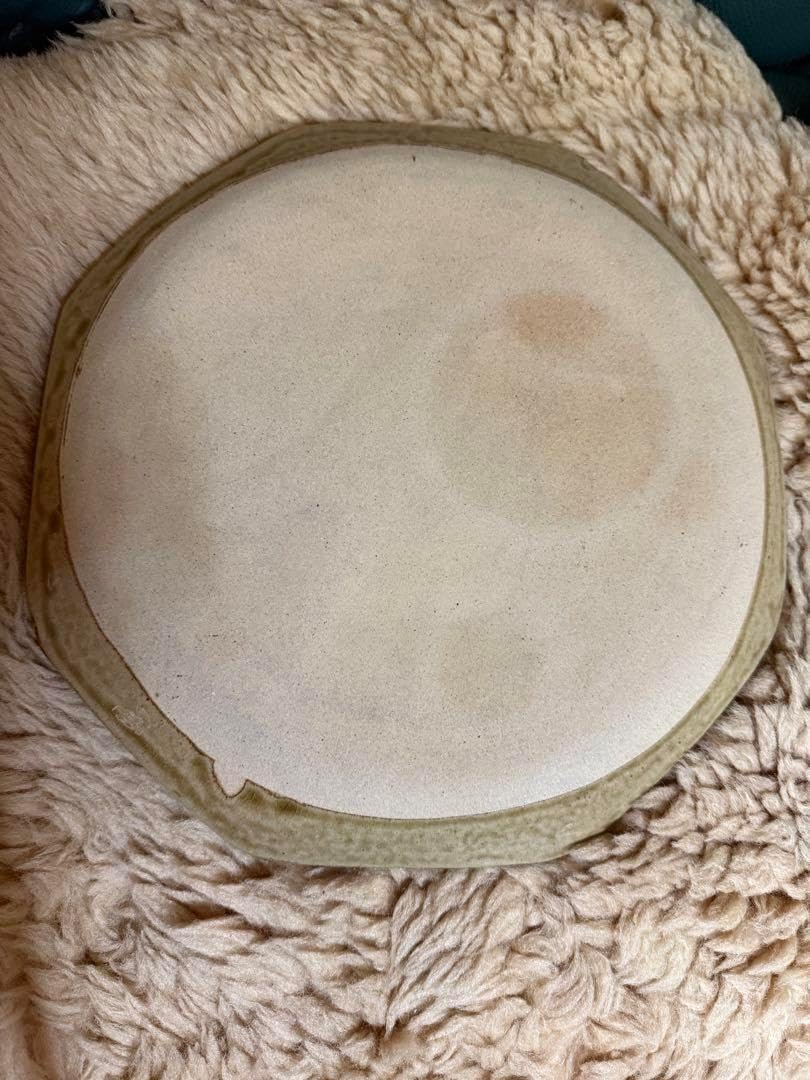 益子焼き 大皿 益子焼 黒釉流描皿 大皿 Amazon.co.jp: 益子焼