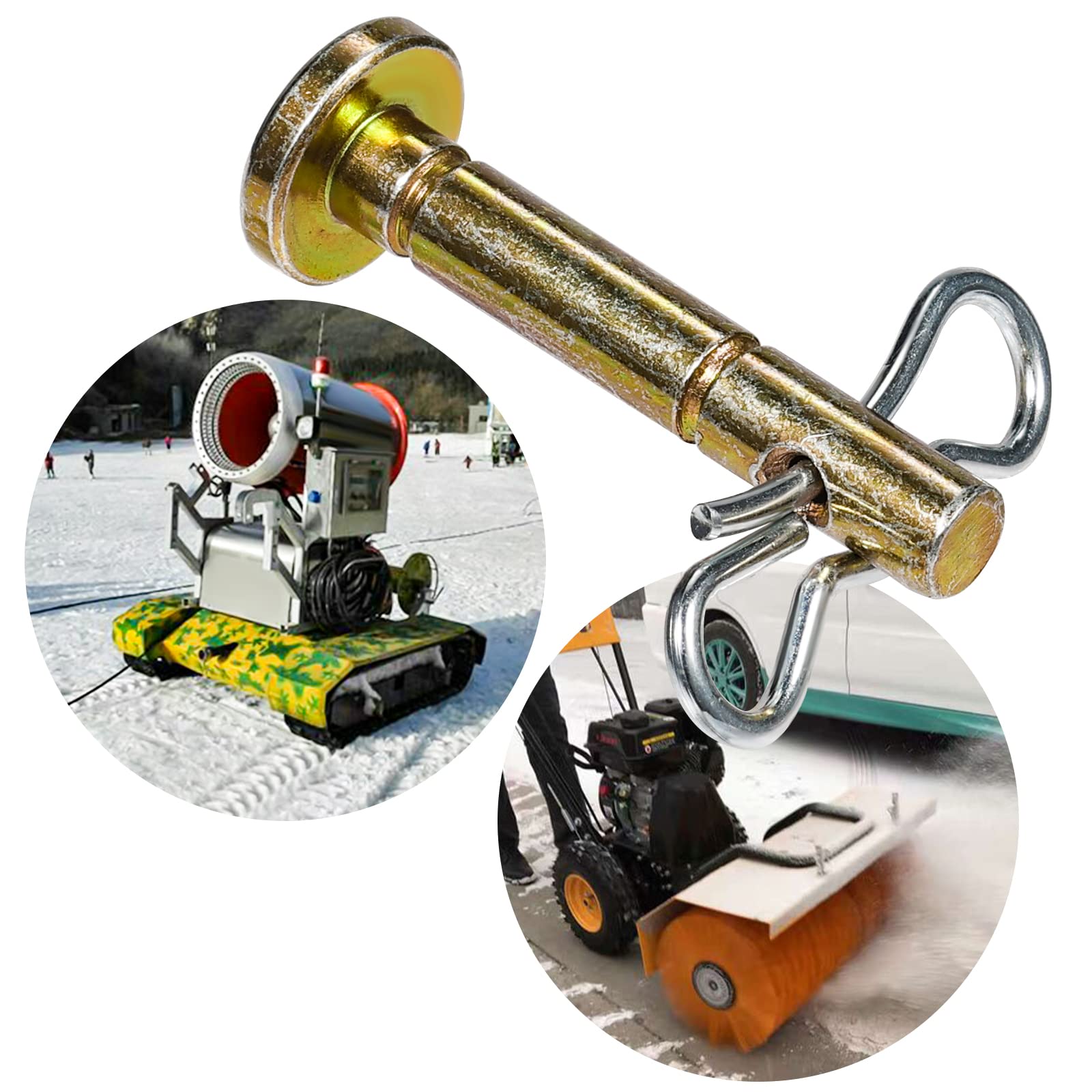 SAVITA 5 Szt. 1,3x0,6x4,1cm Kolek Scinany i 5 Szt. Zawleczek Shear Pin Czesci Zamienne do Cub Cadet 738-04124A 714-04040 Odsniezarka MTD Craftsman Cub Cadet