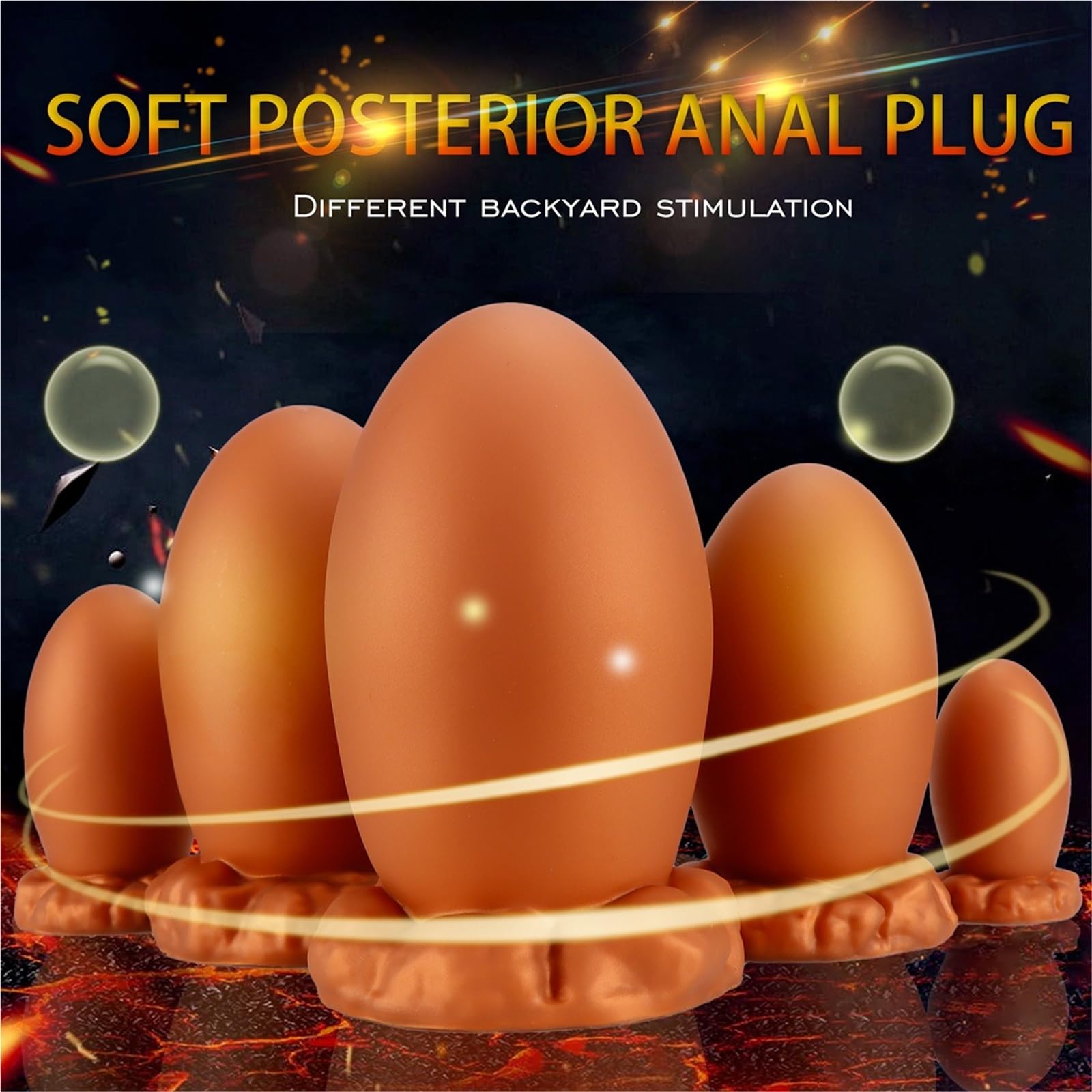 Bouchons Anaux En Silicone Liquide Avec Ventouse Énorme Plug Anal Extra Large Gode Anal Dilatateur D'anus Masturbation Grand Gode Perles Anales Jouet Sexuel