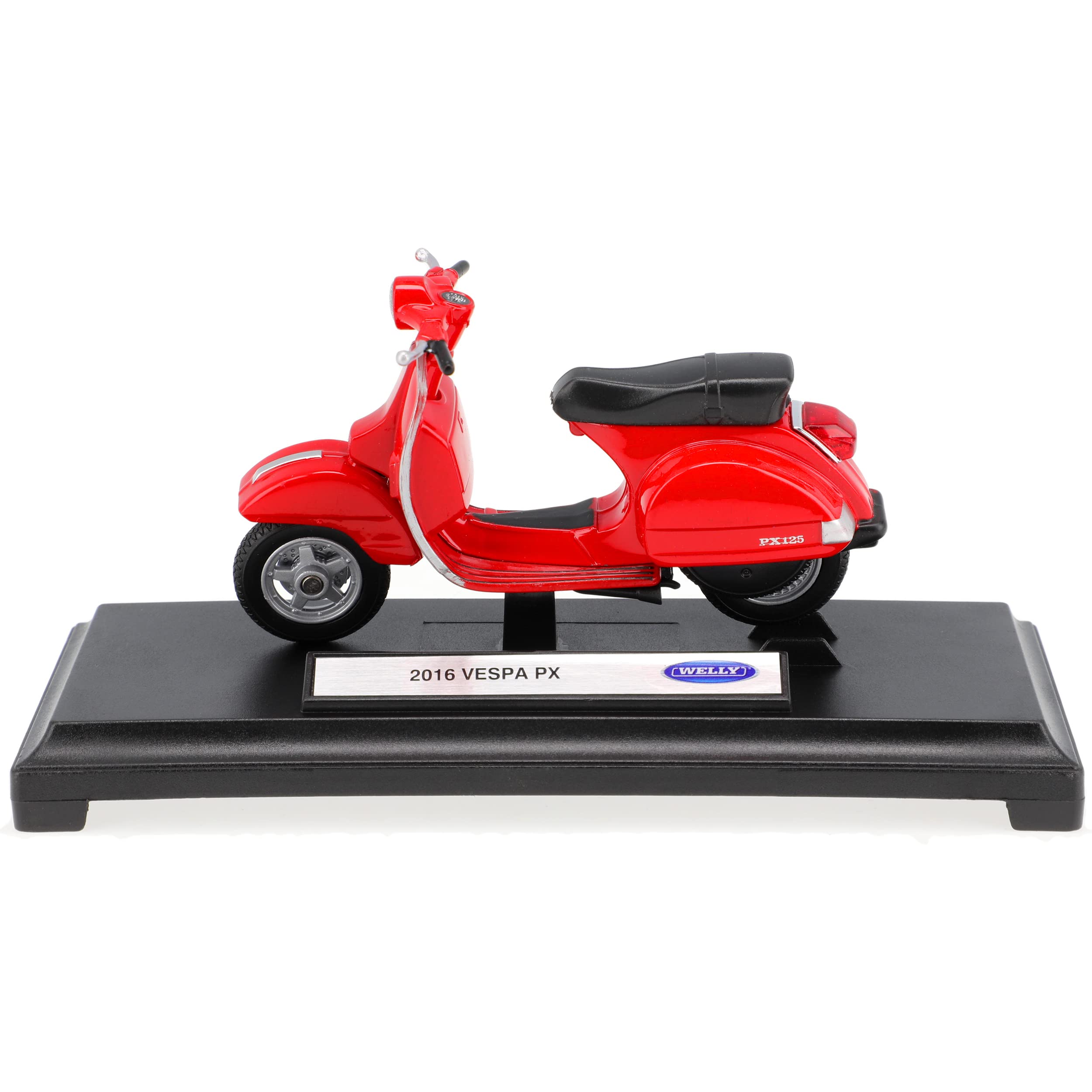 Vespa PX 125 2016 Rot Roller 1/18 Welly Modell Motorrad Modell Motorrad