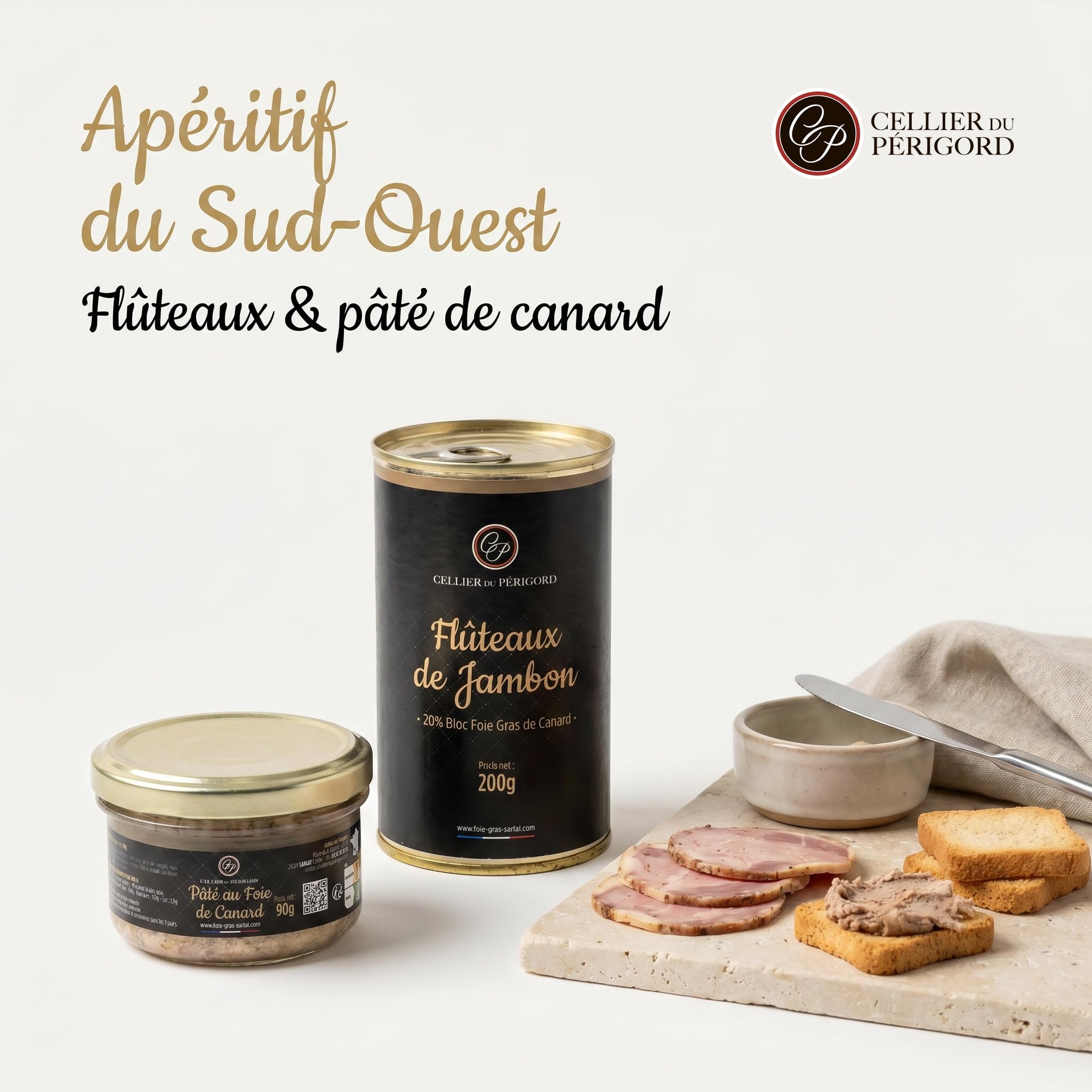 Cellier du Périgord Pack Découverte Foie Gras 6 Spécialités