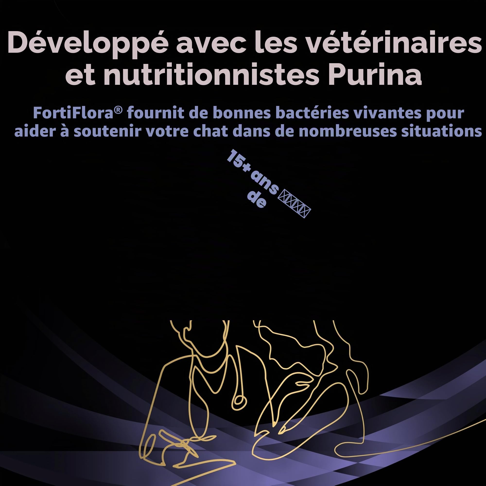 Pro Plan FortiFlora Sachet de probiotiques pour chat 30 x 1 g