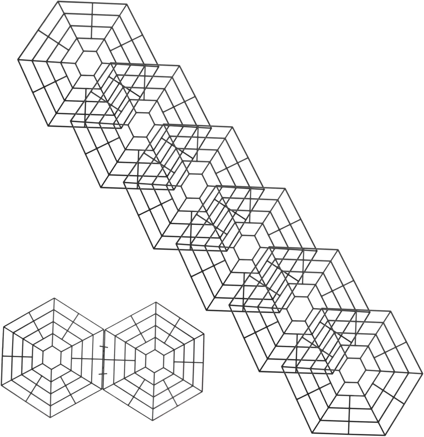 Hemoton 30pcs Angle Fish Net Netting Fish Supplies Material Sturdy Plastic Guards