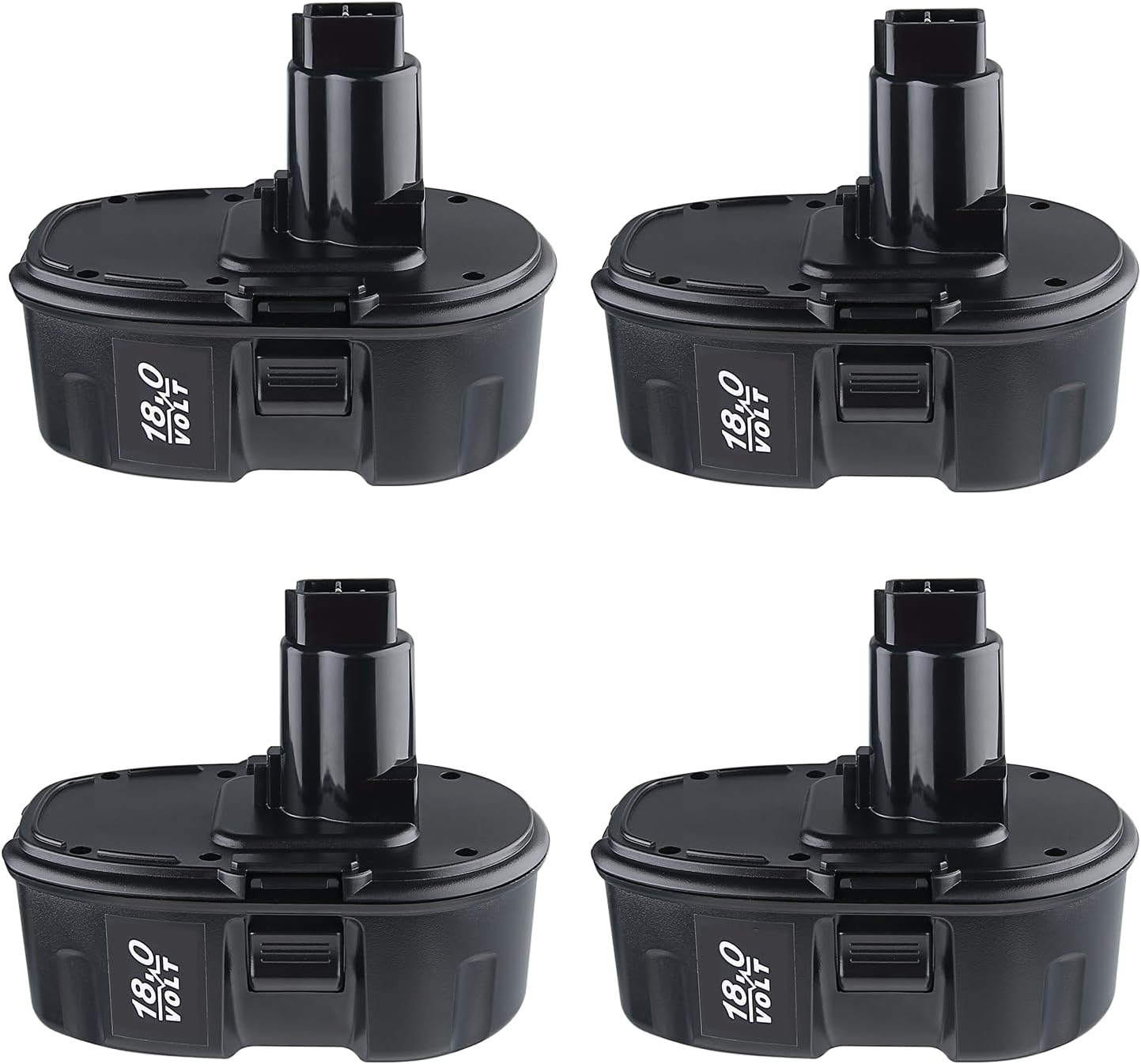 LUMSING DC9096 4800mAh 2Pack NI-MH Replacement for Dewalt 18V Battery DC9096 DC9098 DC9099 DW9095 DW9096 DW9098 DE9039
