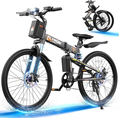 FLYRUN Electric Bike - Peak 26 product photo (Folding E-Bikes) — ScooterReviewPro review
