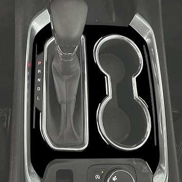 Glossy Piano Black Car Center Console Automatic Gear Shift Panel Sticker Compatible with Chevrolet Traverse L/LS/LT/Premier/High Country/RS/Redline Edition 2018 2019 2020 2021 2022 2023