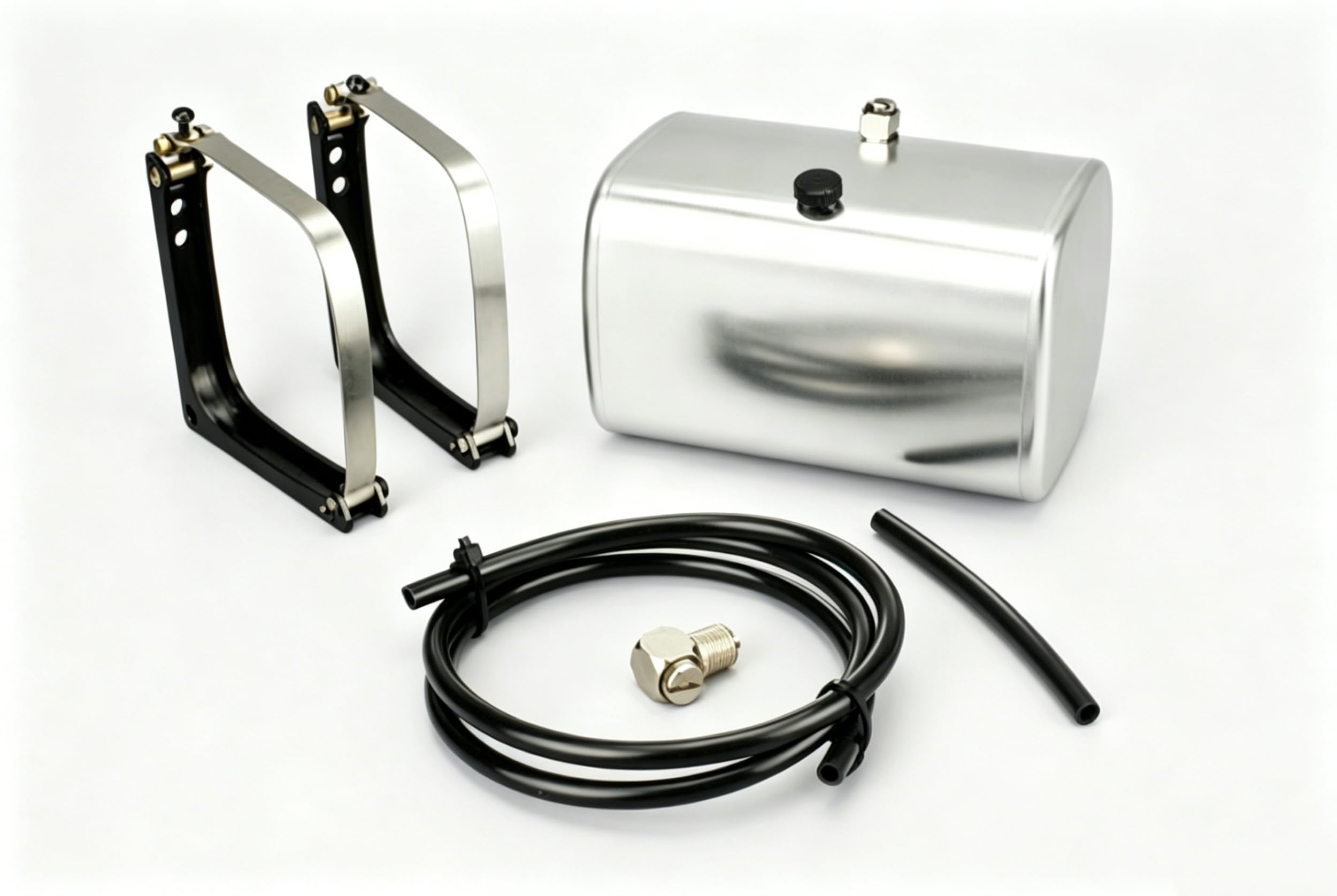 Wheelfun LESU Metal Hydraulic Fuel Tank 72Mm For 1/14 RC Car Dump Truck Diy Model Model Parts