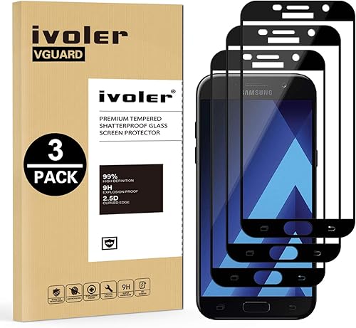 iVoler Pack Pellicola Vetro Temperato Compatibile con Samsung Galaxy 2017 Copertura Completa Pellicola Protettiva Protezione per Schermo per Samsung Galaxy 2017 iVoler Pack Pellicola Vetro Temperato Compatibile con Samsung Galaxy 2017 Copertura Completa Pellicola Protettiva Protezione per Schermo per Samsung Galaxy 2017