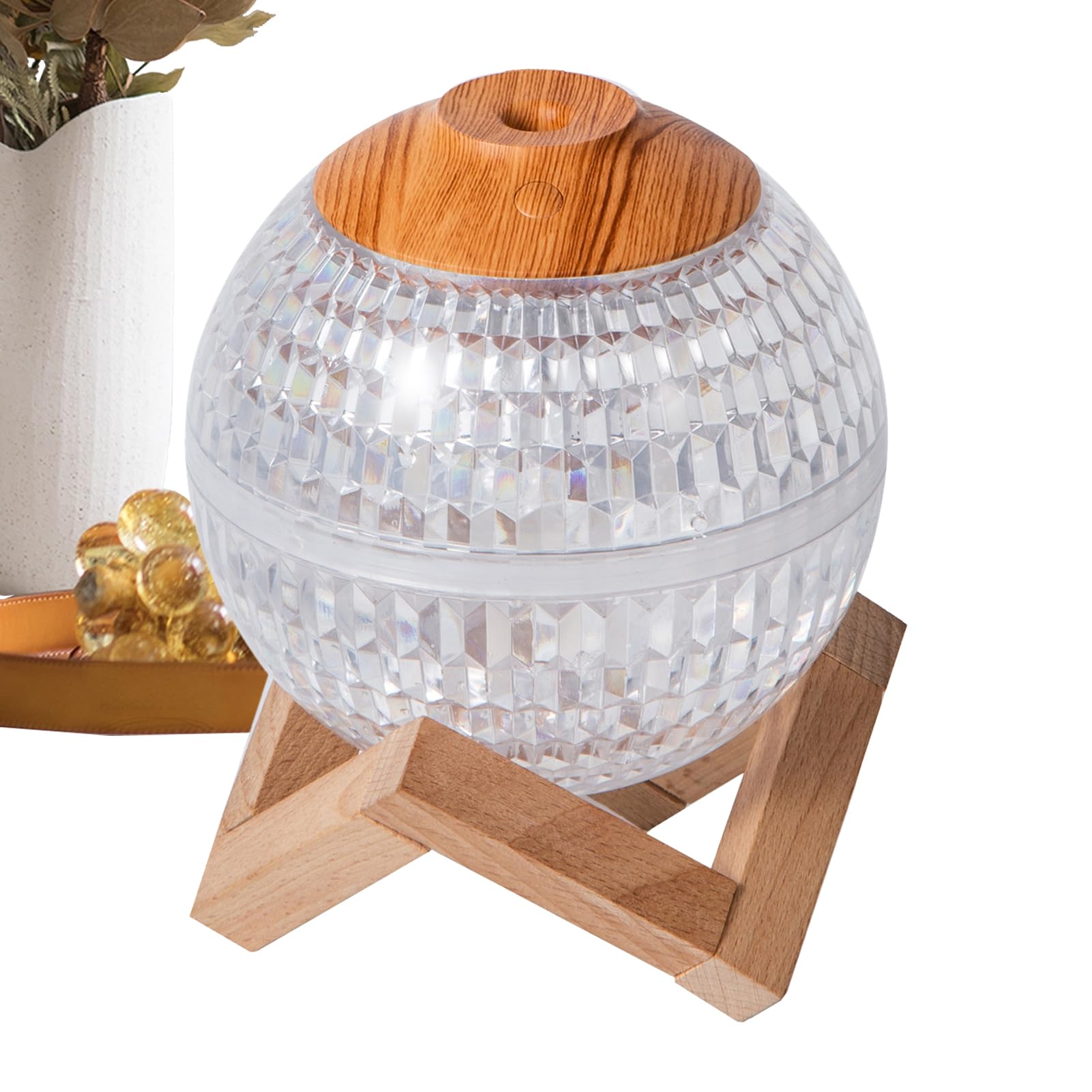Humidificateur d'air diffuseur boule contre la sécheresse nocturne