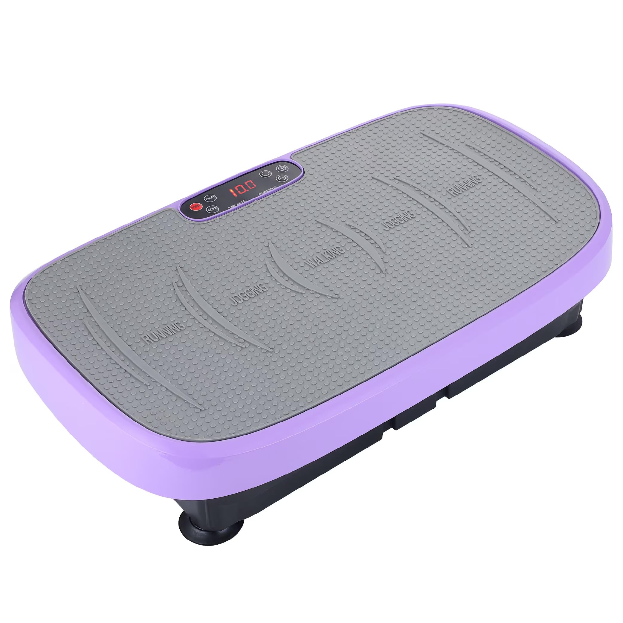 200W Vibration Plate Fat Removing Machine with 120 Adjustable Speeds - 330LB Capacity for Home Gym Office Use