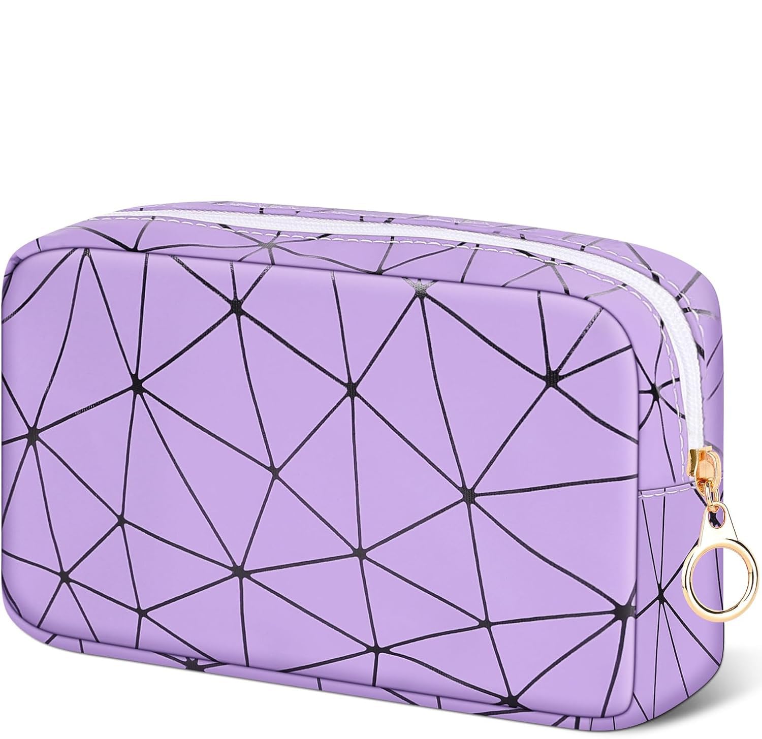 Likesing Period Bag Pouch, Leather Tampon Holder for Purse-Purple