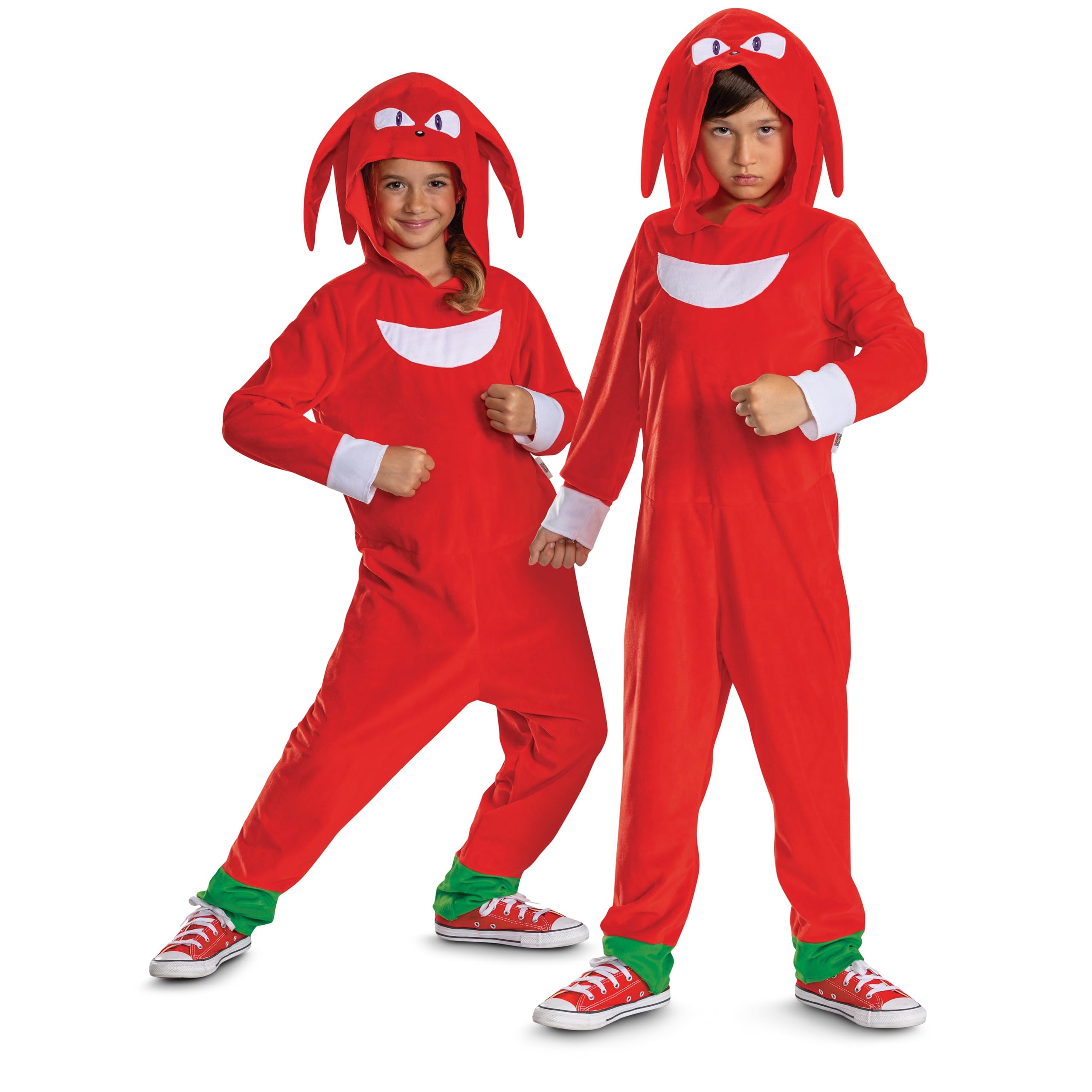 Disguise Boys' Sonic Knuckles Costume for Kids, Officially Licensed Children's Halloween Costume Outfit