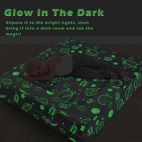 Miniatura 72 de MeMoreCool Sofá modular para niños, sofá convertible suave para niños, silla de espuma de felpa plegable gris para diversión en la sala de juegos de