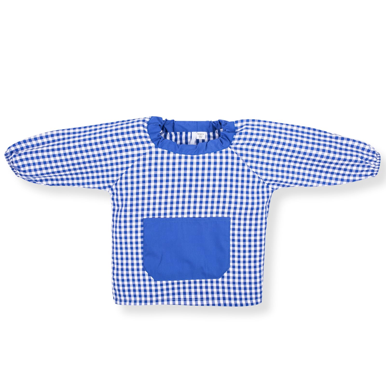 HOMYBABY Babi escolar infantil para guarderia y colegio - Bata escolar para niño o niña - Baby escolar infantil fácil de poner y quitar con bolsillo y puños cerrados