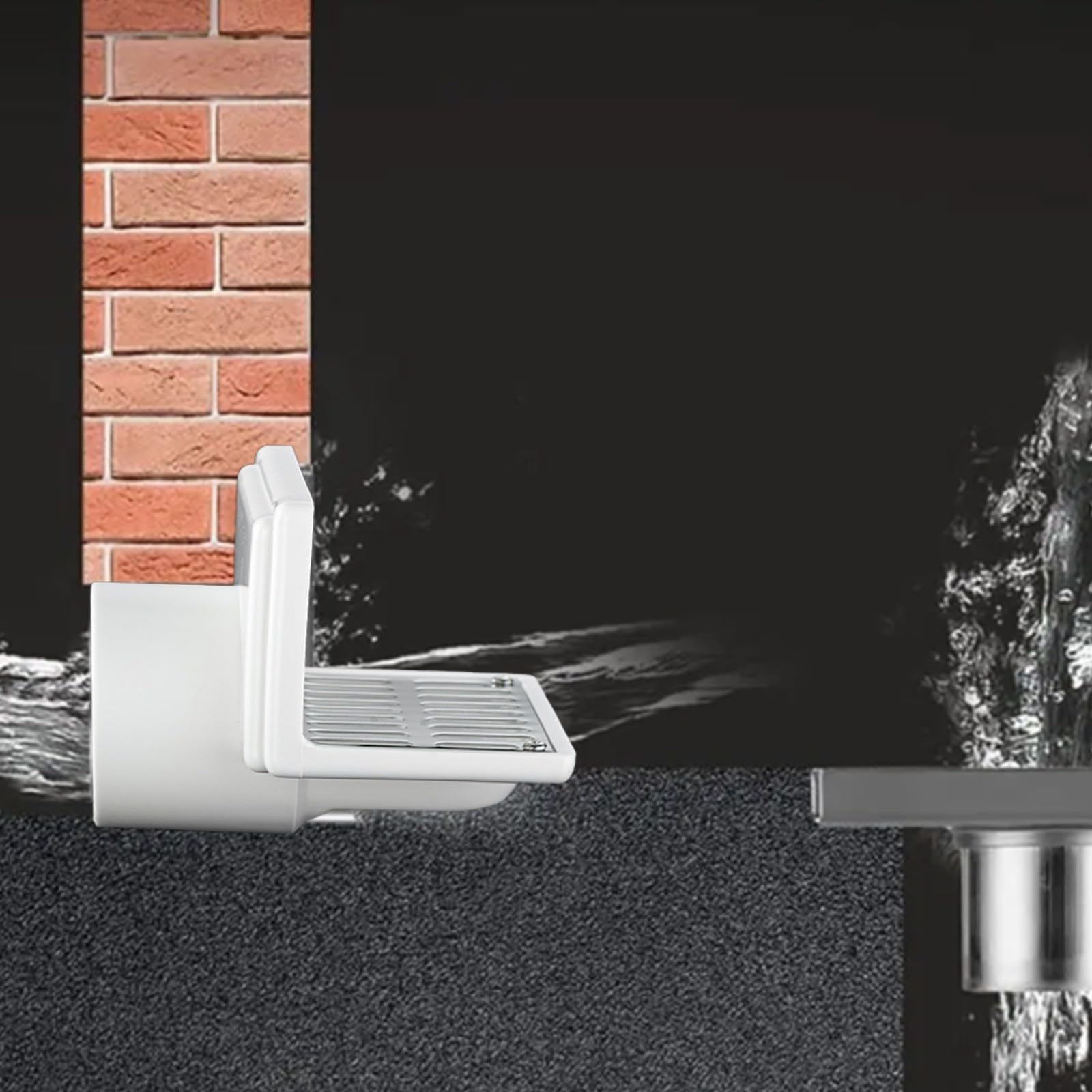 Desagüe De Piso De Acero Inoxidable, Malla Antiobstrucción En Forma De L