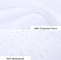 Vista 5 de AXKEUDO Cortina de ducha personalizada con imagen, tela impermeable, cortina de baño personalizada, cortinas de ducha de Navidad para decoración