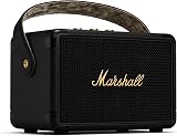 Marshall Kilburn II Bluetooth Portable Waterproof Speaker, Wireless - Black and Brass - 1