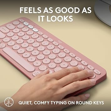 Logitech Pebble Keys 2 K380s, Multi-Device Bluetooth Wireless Keyboard