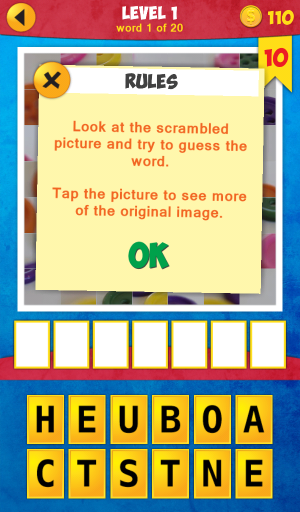 1 Pic 1 Word Mosaic App on Amazon Appstore