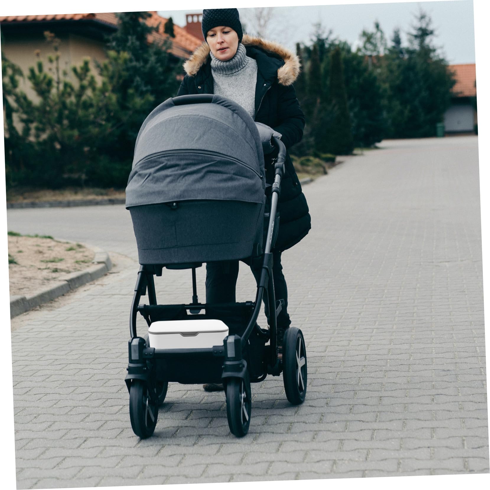 2 pièces Boîte à Lingettes Portable pour Parents Boîte Étanche Anti-poussière avec Couvercle Rangement Pratique pour Lingettes Humides pour Voyage et Maison Set Gris Bleu