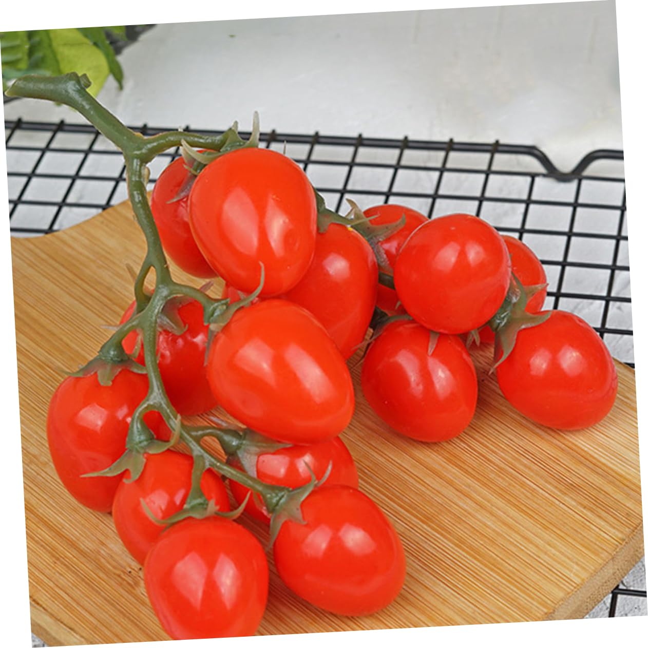 Alipis 10 STK Nachahmung Tomate Partydekoration Mit Früchten Künstliche Tomaten Realistische Tomaten Zeigen Sie Gemüse-Requisiten An Simulationsfrucht Realistisches Gemüse Rot Schaum