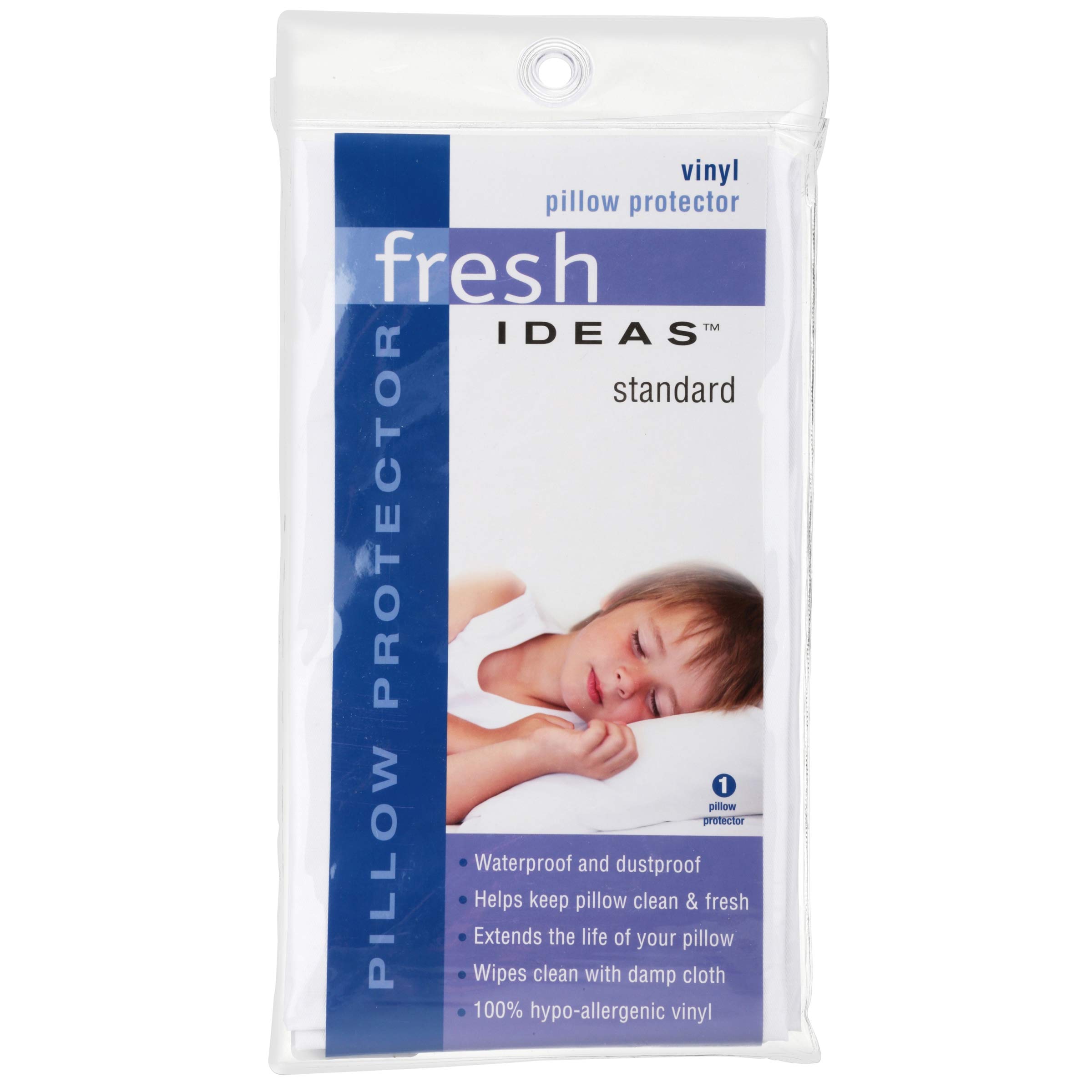 Levinsohn Vinyl Pillow Protector, White