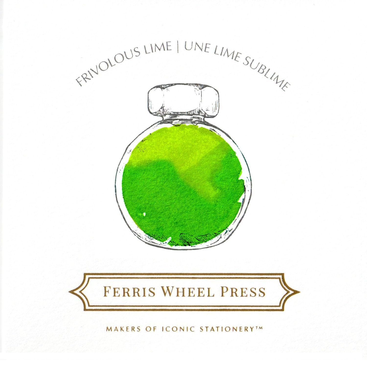 Ferris Wheel Press Fountain Pen Ink, Everyday Ink Collection, Bright Green, 38ml, 38 ml - Image 2