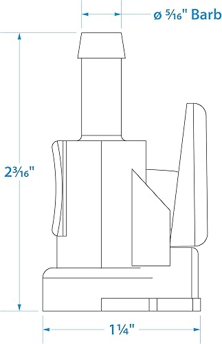 Vista 5 de Seachoice Deluxe - Conector de combustible para manguera