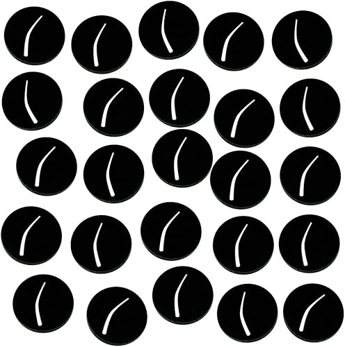 LITKO Bases de papel en miniatura | Redondo | Círculo | Soporte de figura de papel ranurado | Compatible con Calabozos y Dragones | Soportes para