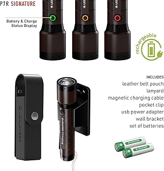 Ledlenser P7R Signature - LED Rechargeable Torch, Super Bright