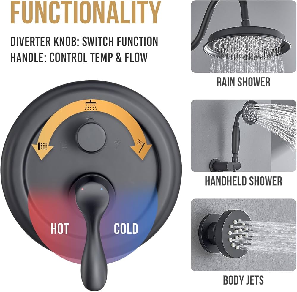 Amazon.co.jp: DASAN (ダサン) アンティークシャワー蛇口セット 壁に Amazon.co.jp: DASAN (ダサン) アンティークシャワー蛇口セット 壁に