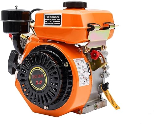 Vista 11 de Eje horizontal del motor de gas de 6.5HP 200CC – Reemplazo del motor de motor de 4 tiempos para Honda GX160 con arranque de retroceso OHV, diseño