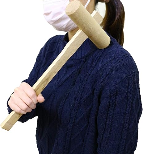 Miniatura 3 de Fukui OWL KT-42 Tonket rígido para hombro, 1.7 pulgadas (1.654 in), masaje, empuje de punto de activación, recuperación de fatiga, plegado