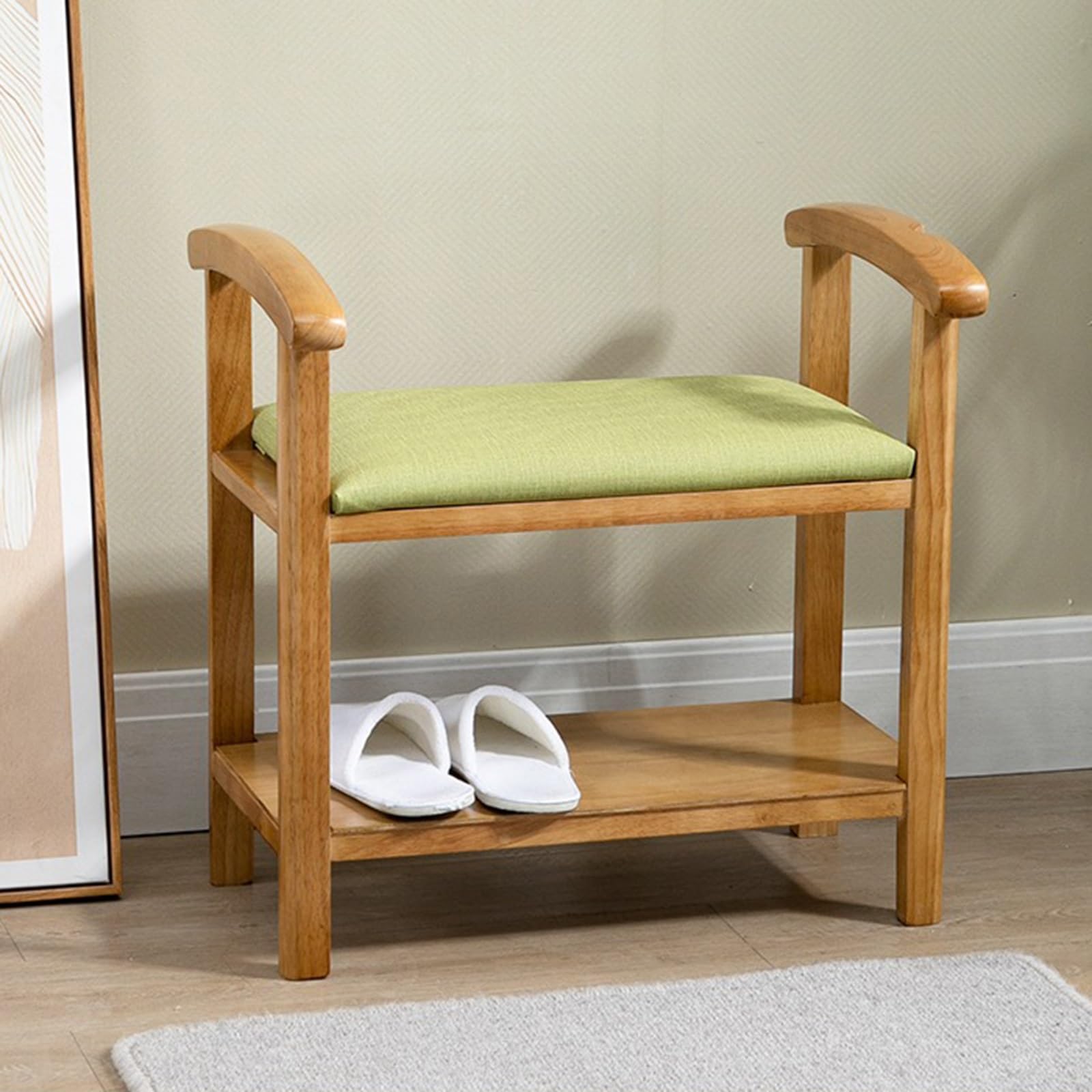 Amazon.co.jp: 玄関 椅子 高齢者 玄関ベンチ 収納付き スリム 玄関