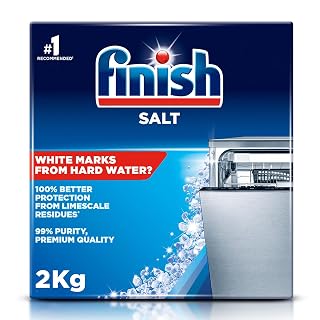 Finish Dishwasher Salt for Shinier Dishes and Limescale Prevention, 2kg
