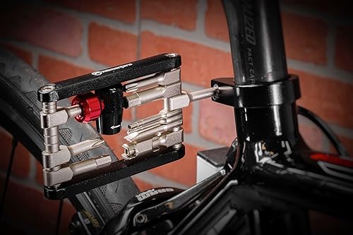 Miniatura 9 de Kilimanjaro Cycle Series 12 en 1 - Herramienta de bicicleta plegable, multiherramienta compacta para reparación de bicicletas, 910526ECE