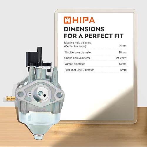 Miniatura 7 de Hipa 16100-Z8B-901 BB76A A Carburador de estrangulador automático 17211-ZL8-023 Filtro de aire para Honda GCV160 GCV160LAO S3B NH1 GCV160LA0 S3LB
