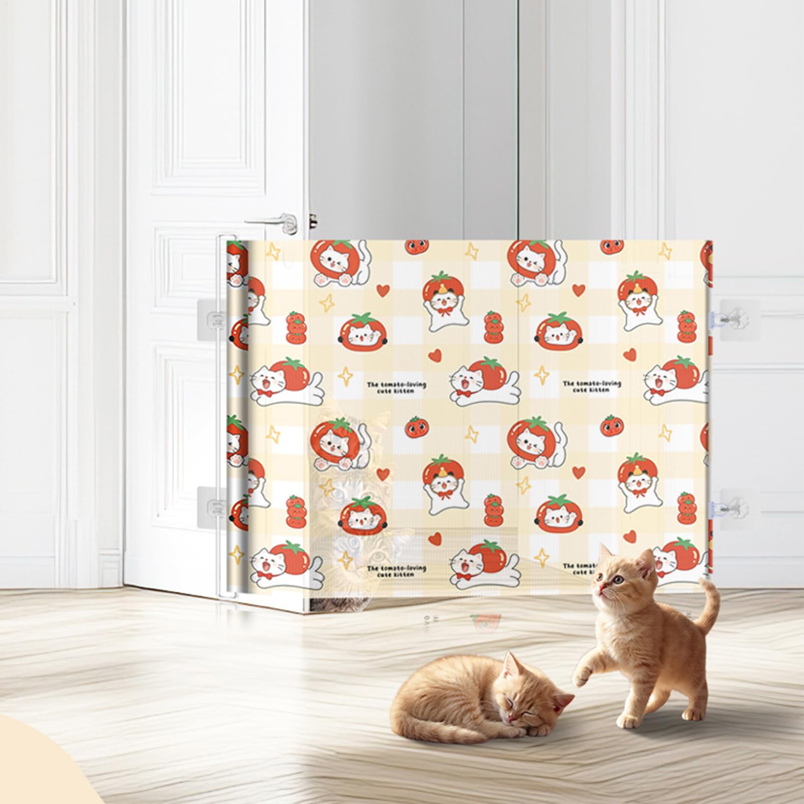 Cancello per Animali per Porte Senza foratura schermo retrattile per