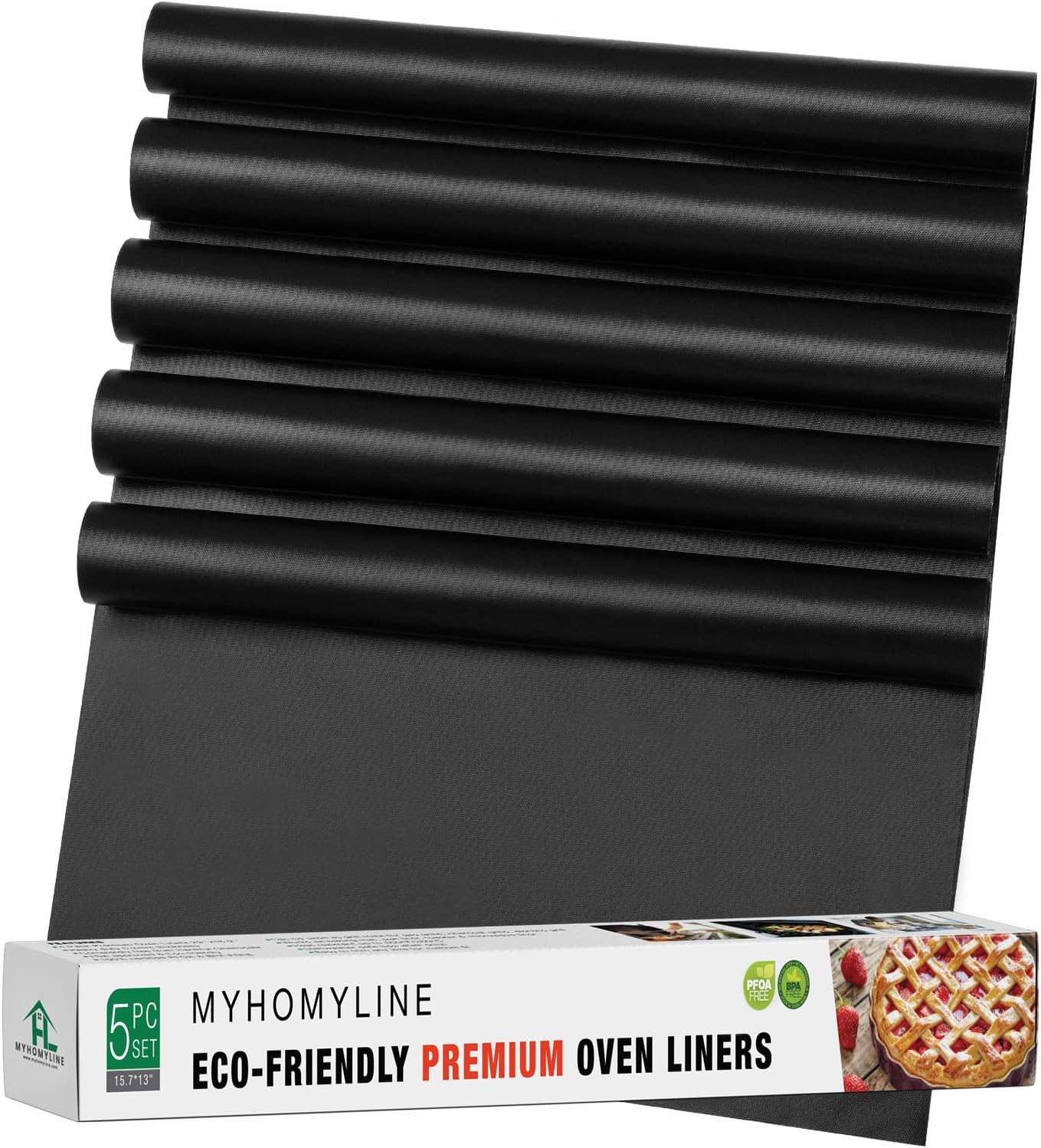 ﻿Oven Liners for bottom rack of Electric Gas Oven Reusable