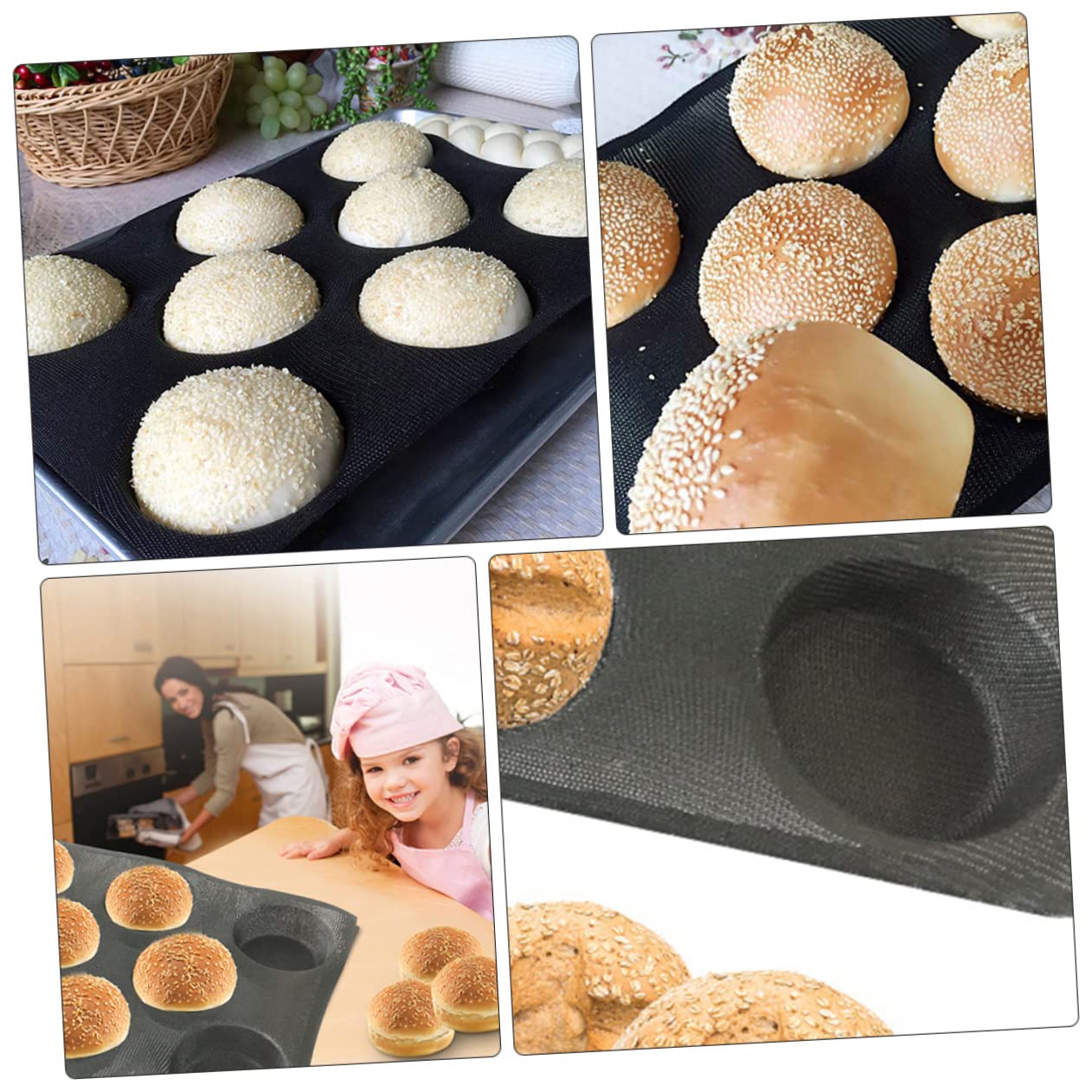 Alipis 3 Pièces Moule À En Silicone Moule À Biscuits Réutilisable Moule À Biscuit Créatif Moule Artisanal Moule De Fabrication De Moule De Bricolage En Silicone Moule De Cuisson Pratique
