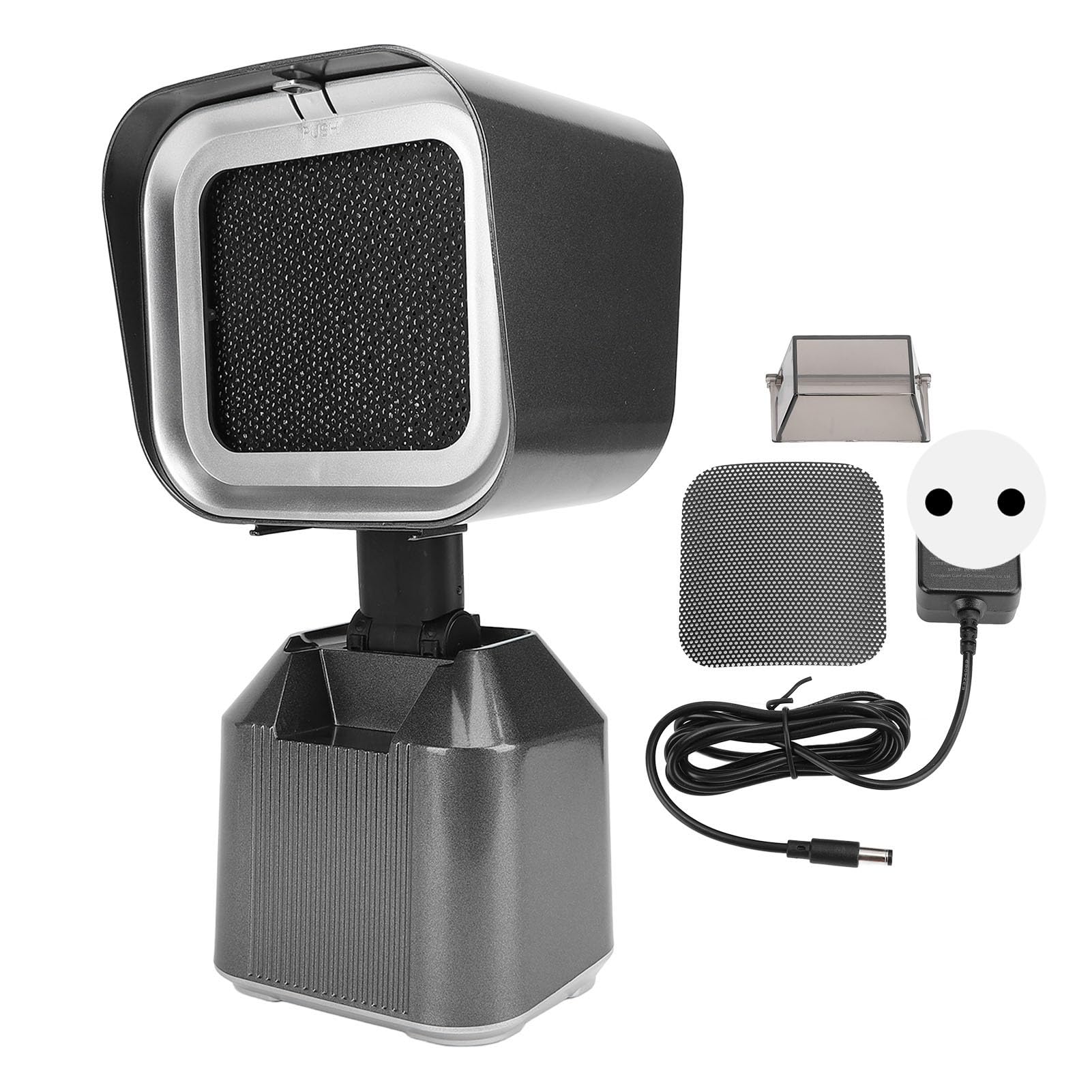 Ejoyous Tragbare Mini-Dunstabzugshaube mit 2 Geschwindigkeitsstufen, Abnehmbarem Filter, Ölauffangschale für Wohnung, Wohnmobil, Kochen, Grillen