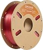 ERYONE PETG Filament for 3D Printer, 1.75mm -0.03mm, 1kg2.2LBSSpool, Transparent Red