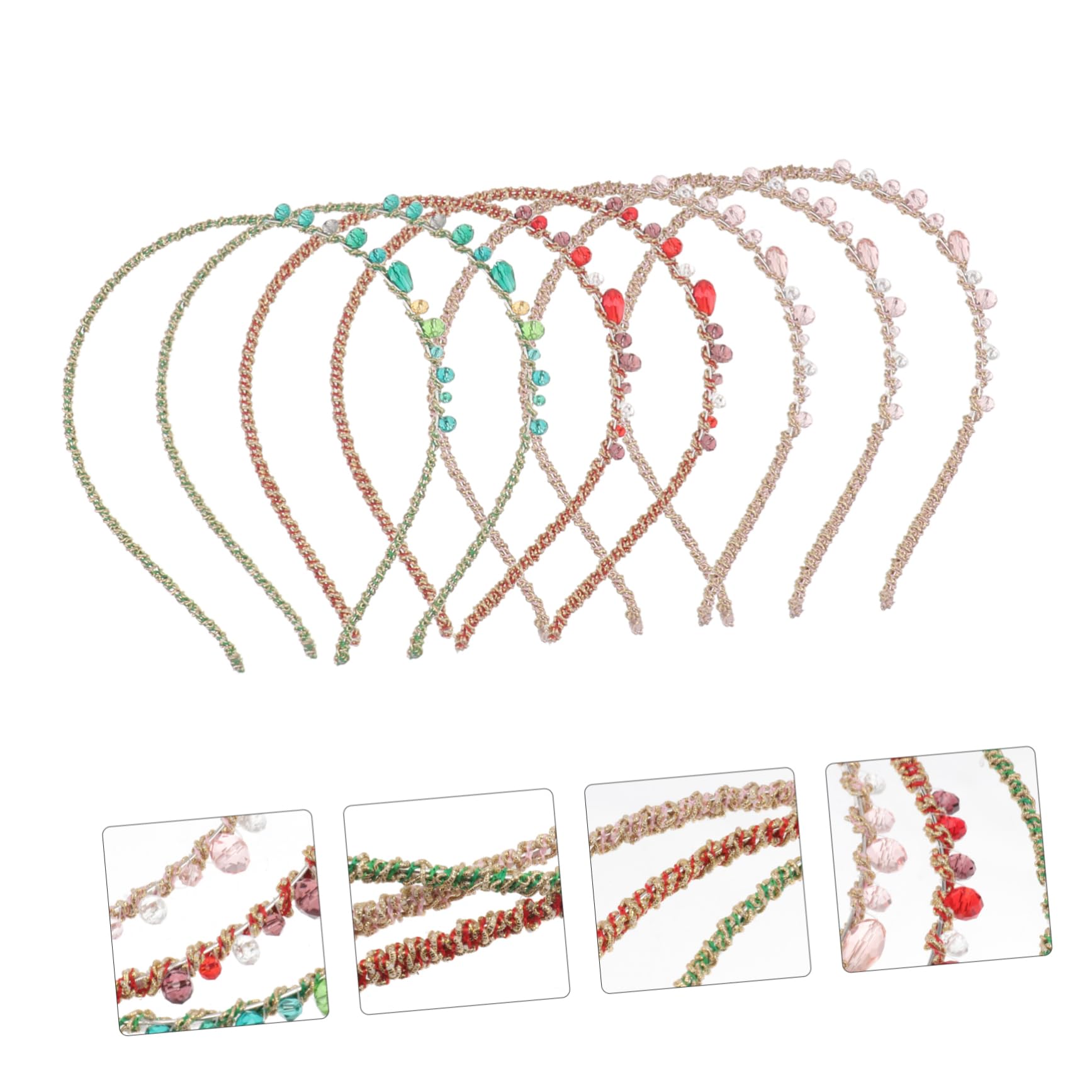 Housoutil 21pezzi Cerchietti Brillanti Per Ragazze e Donne Accessori Eleganti Per Eventi e Feste Per Matrimonio e Acconciature Alla Moda