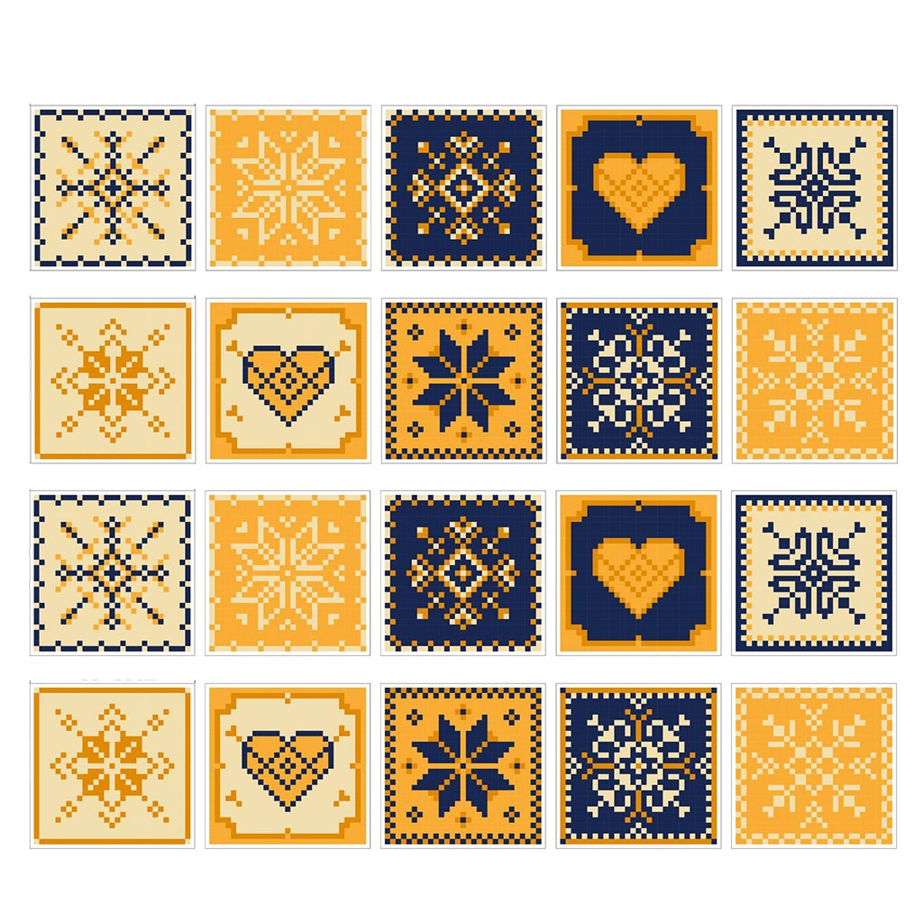 20x Mosaic Wall Tiles Stickers Kitchen Bathroom Tile Decals D 15x15cm,Type D 15x15cm