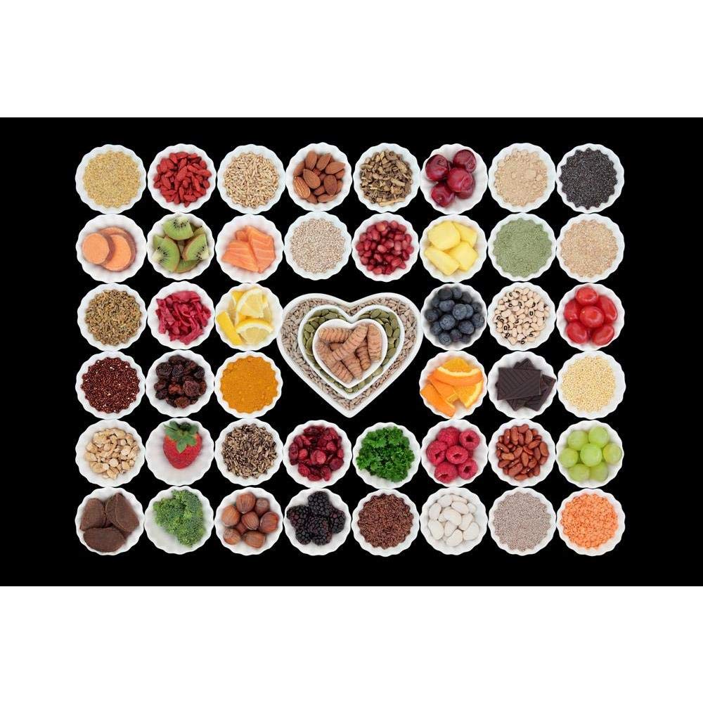 ArtzFolio Large Food Selection Display D4 Unframed Premium Canvas Painting 18inch x 12inch (45.7cms x 30.5cms)